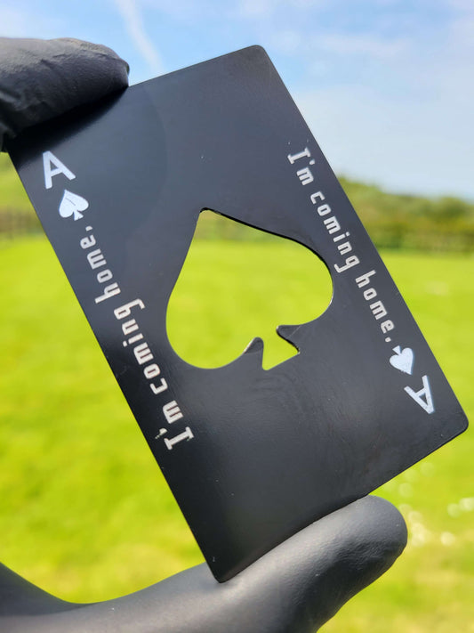 Ace of Spades Bottle Opener