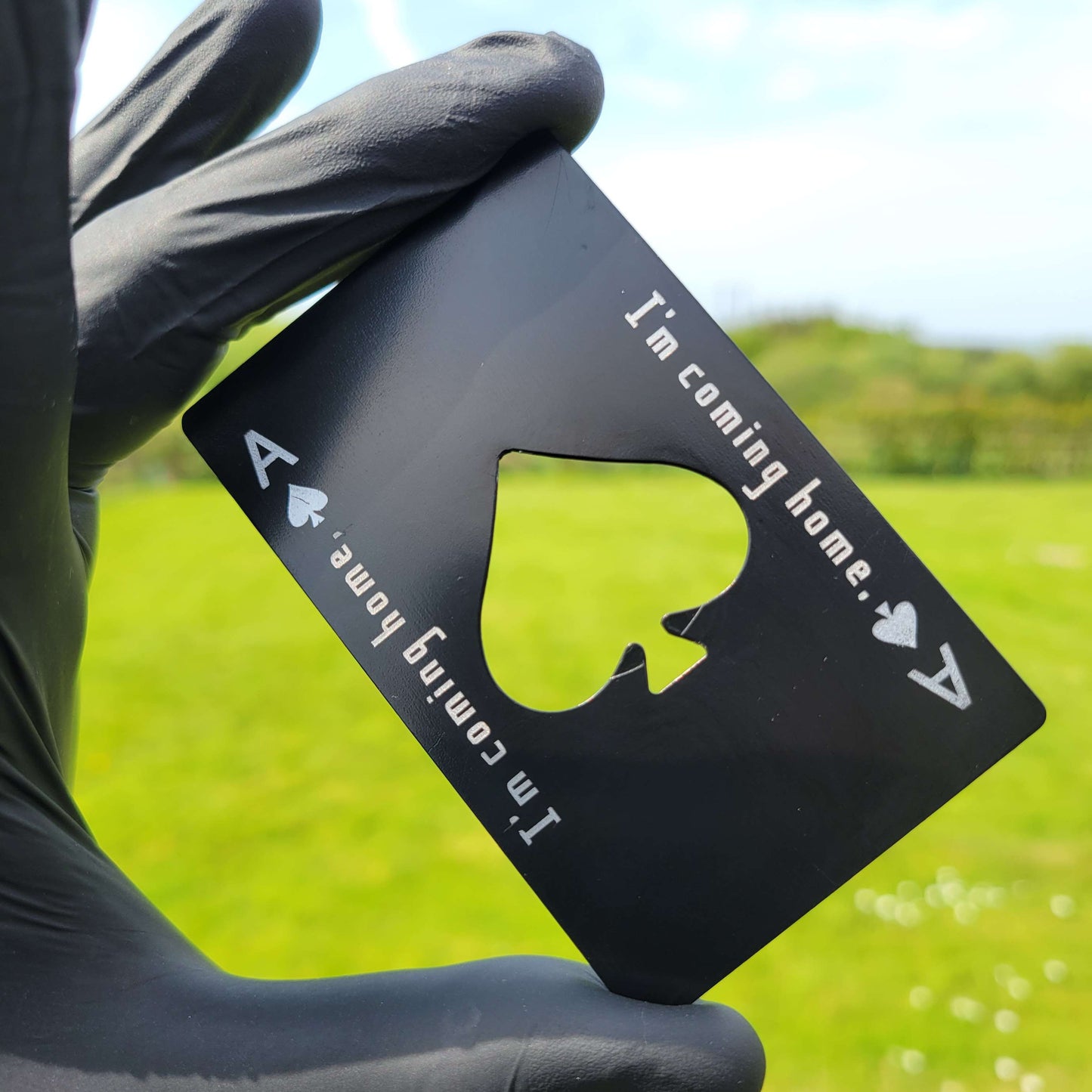 Ace of Spades Bottle Opener