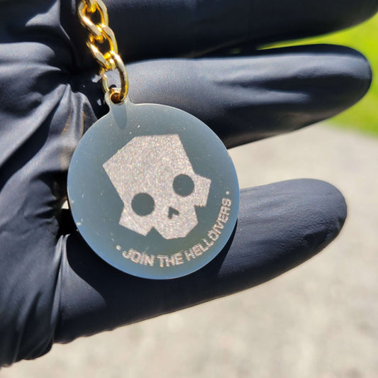 Helldivers Stainless Steel Recruitment Keychain