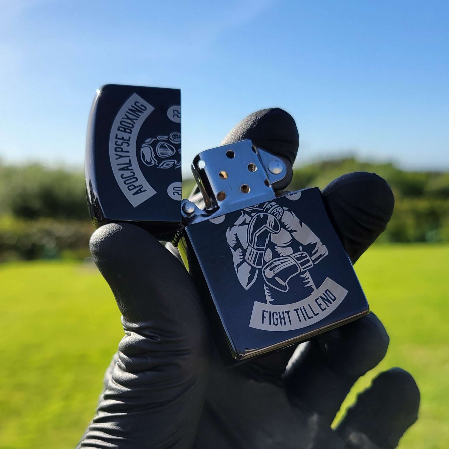 Apocalypse Boxing Windproof Lighter