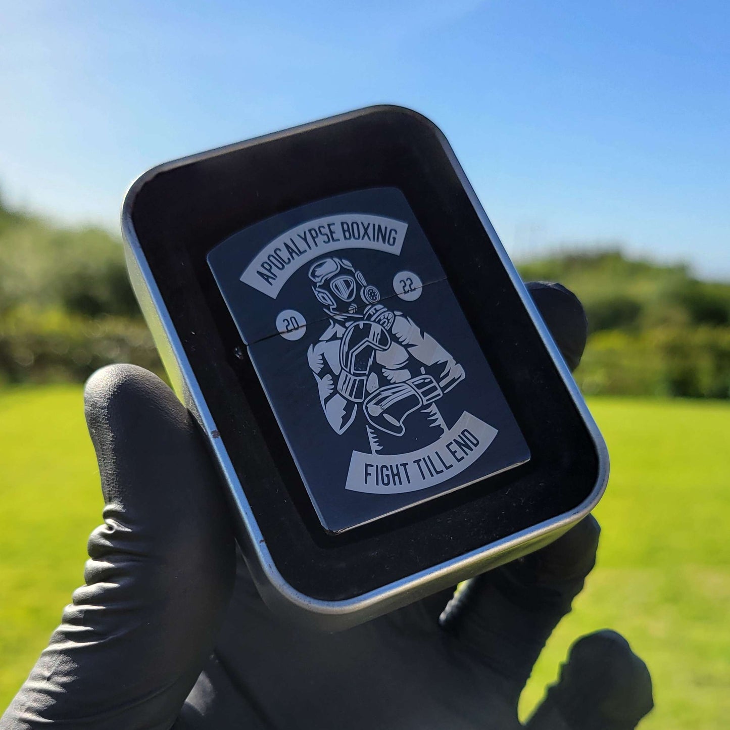Apocalypse Boxing Windproof Lighter