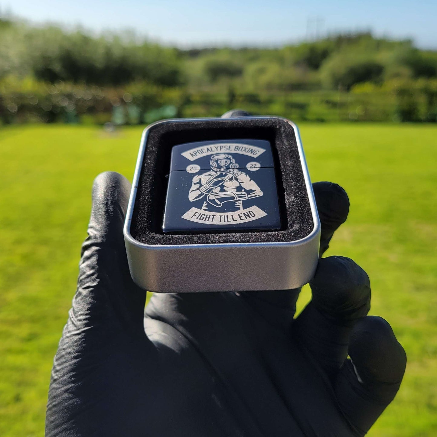Apocalypse Boxing Windproof Lighter