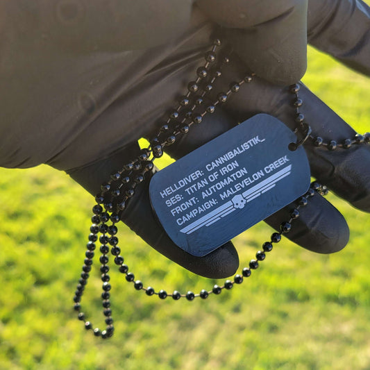 Personalized Helldivers Dog Tags