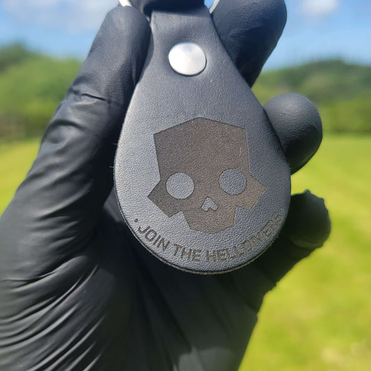 Helldivers Leatherette Recruitment Keychain