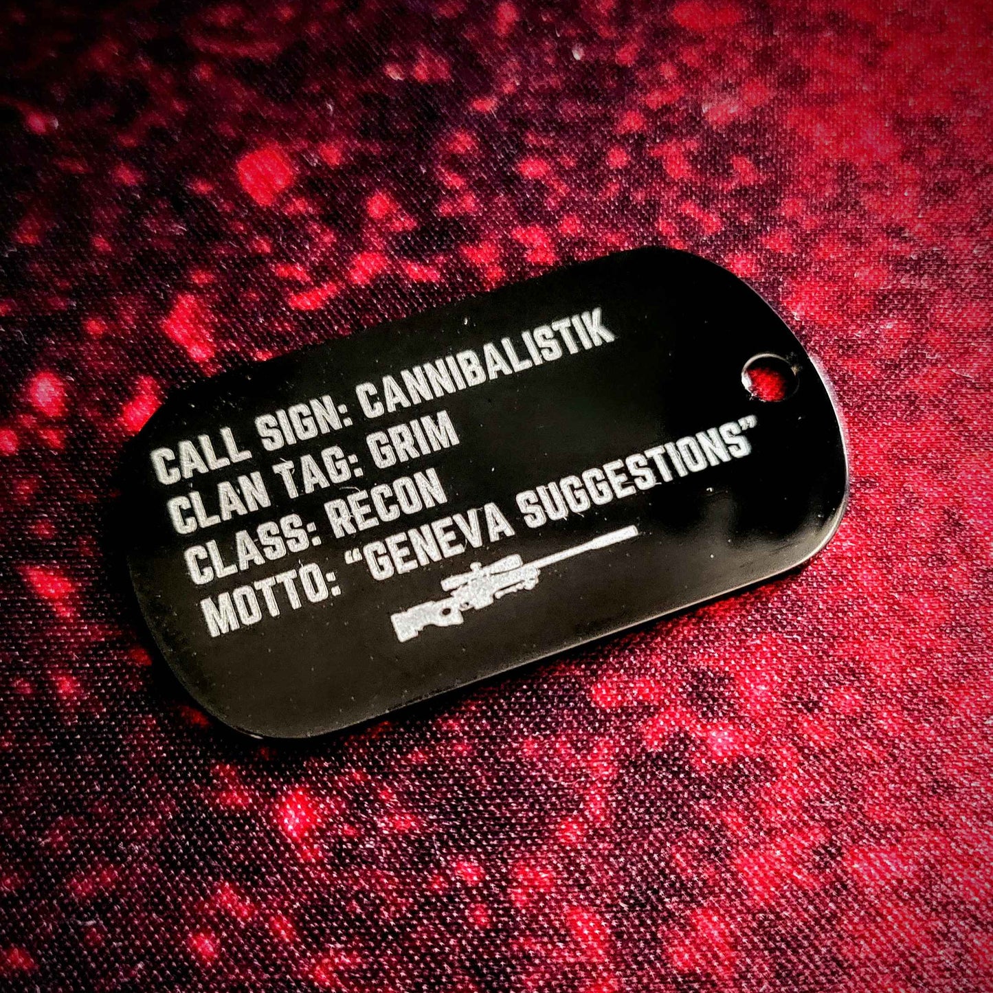 Personalized Battlefield Dog Tags